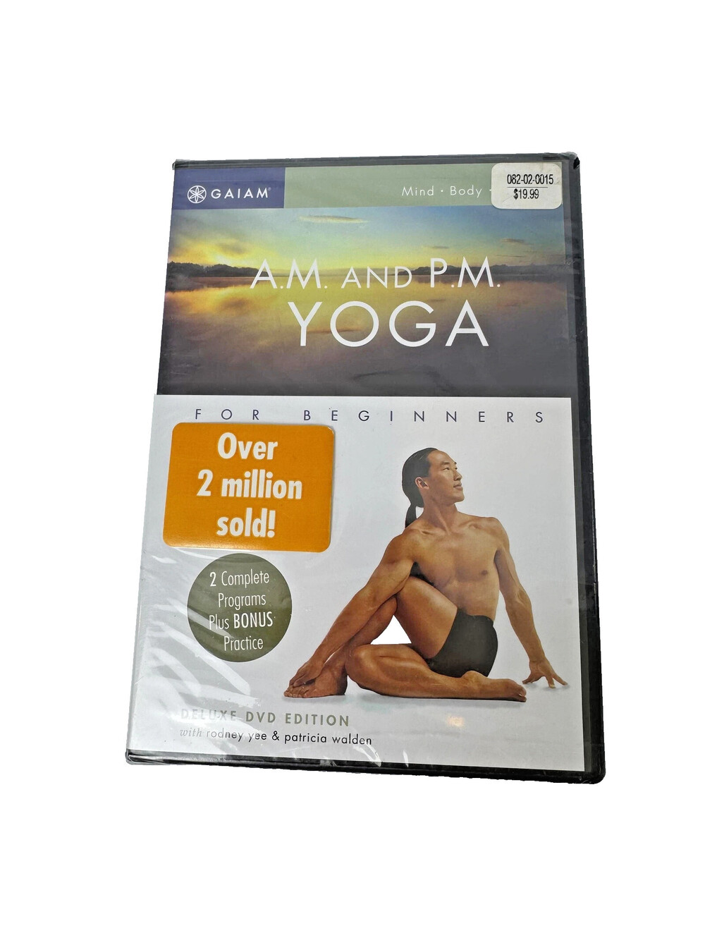 A.M. and P.M. Yoga For Beginners Deluxe DVD Edition Rodney Yee New Sealed